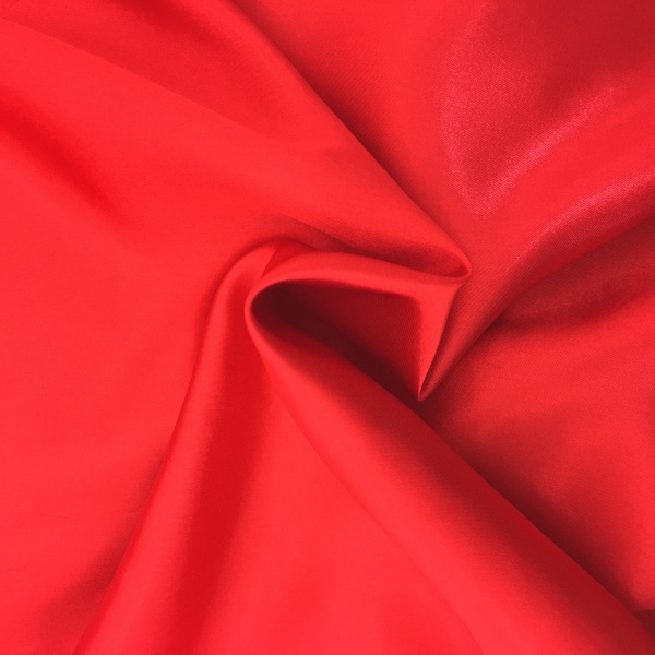 Polyester Satin - Red